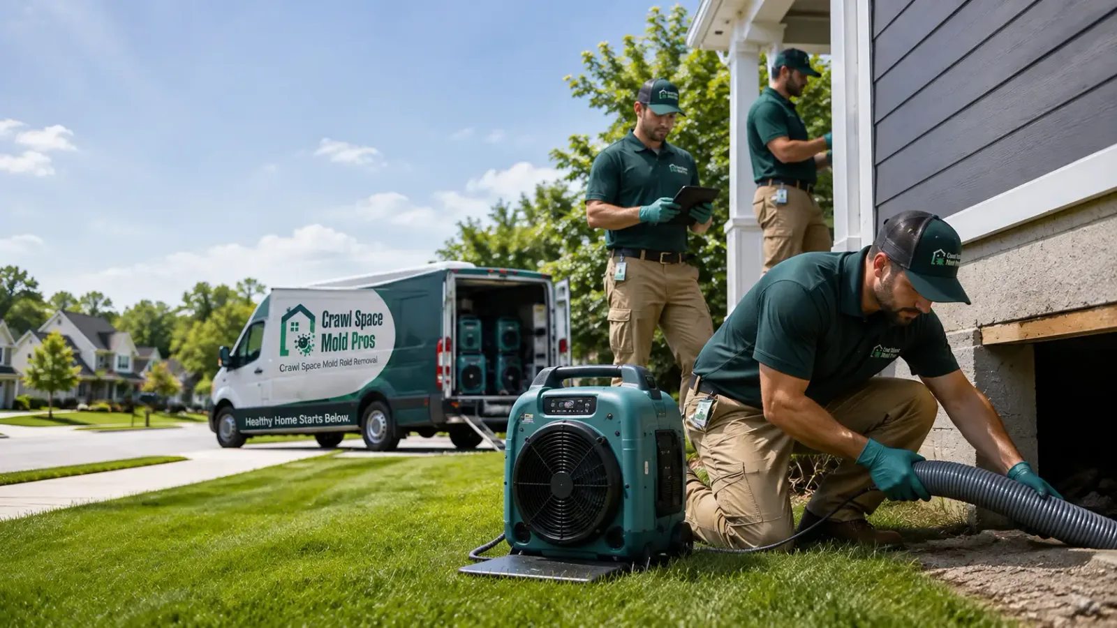 Crawl Space Mold Removal in Springport, MI